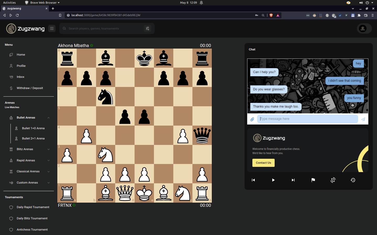 Zugzwang chess platform