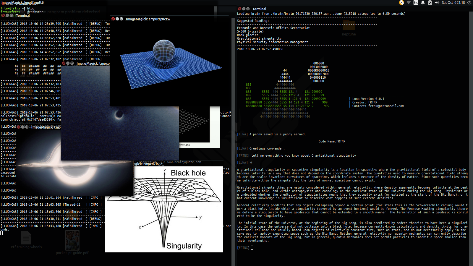 Luna command-line research AI